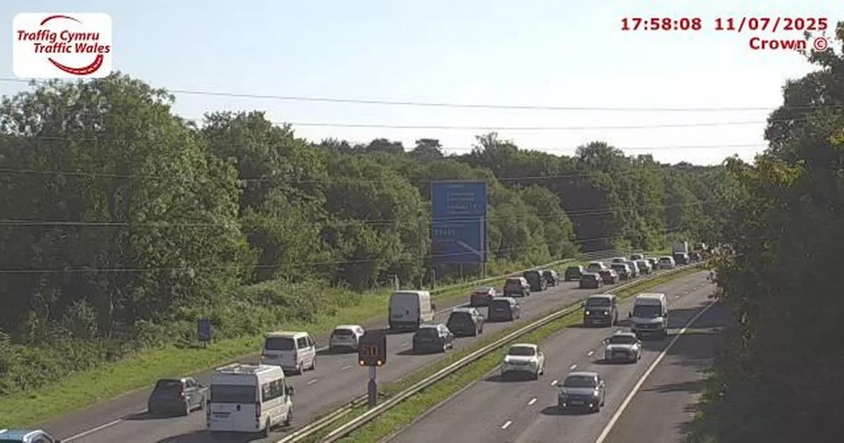 Live updates as all traffic held after crash shuts M4 westbound entirely near Swansea