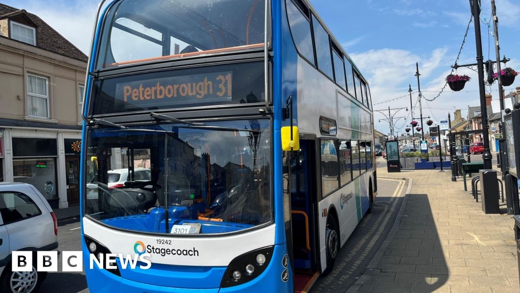 Bus service connecting Ramsey to Peterborough to stop