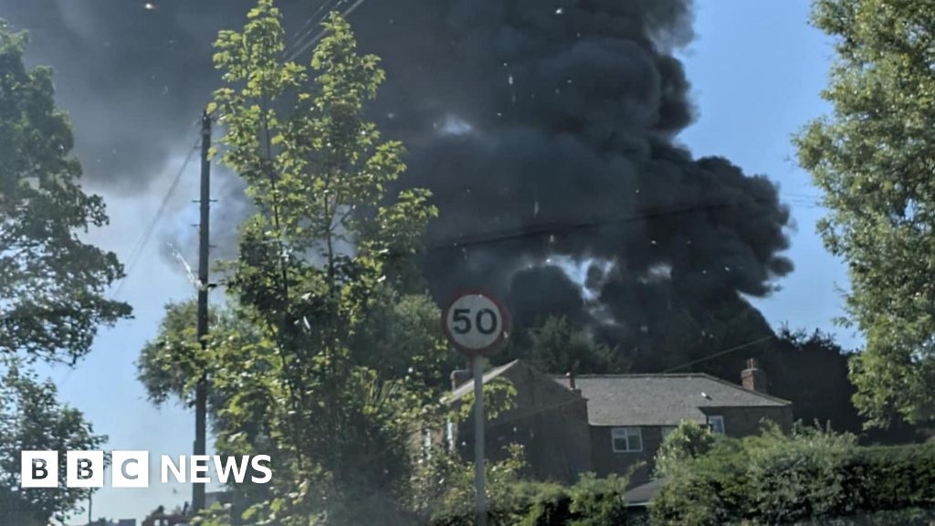 Firefighters tackle blaze at Pocklington scrapyard