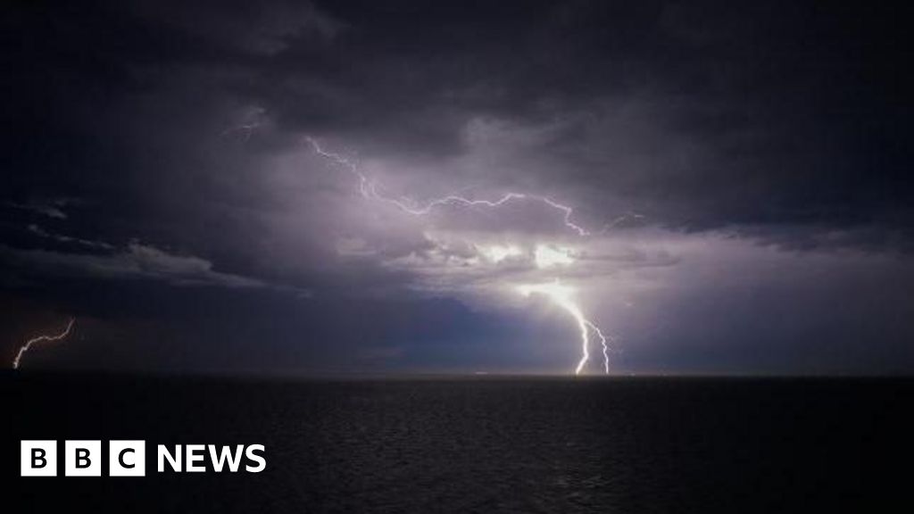 Suspected lightning strike sets house on fire in East Sussex
