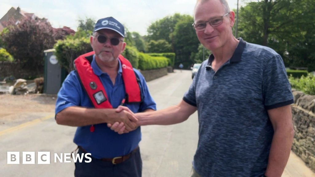 Bingley cyclist's 'huge debt' to life-saving strangers
