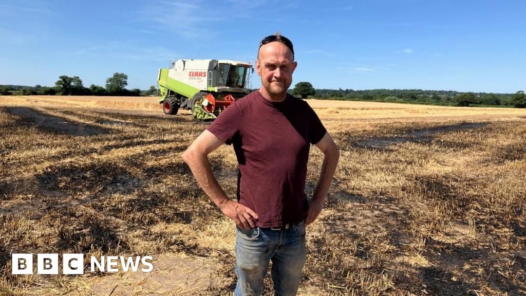 Warwickshire farmer's 'nightmare' after fire on first harvest day