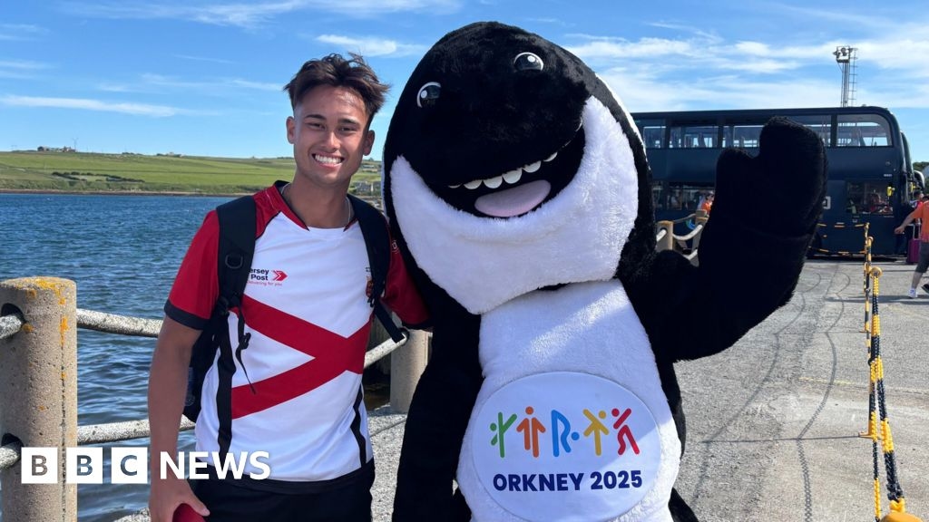 Channel Island athletes arrive in Orkney for Island Games