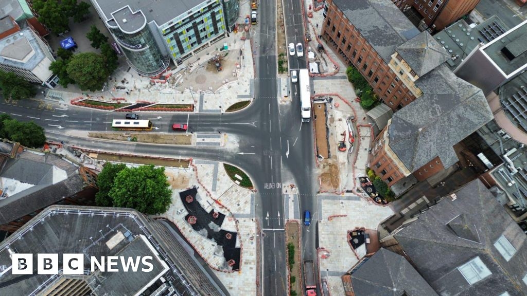 Overnight closures for new Maid Marian Way T-junction work