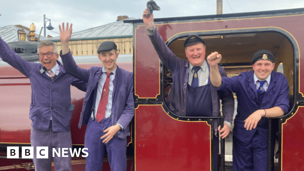 Steam locomotive starts new journey in Sheringham
