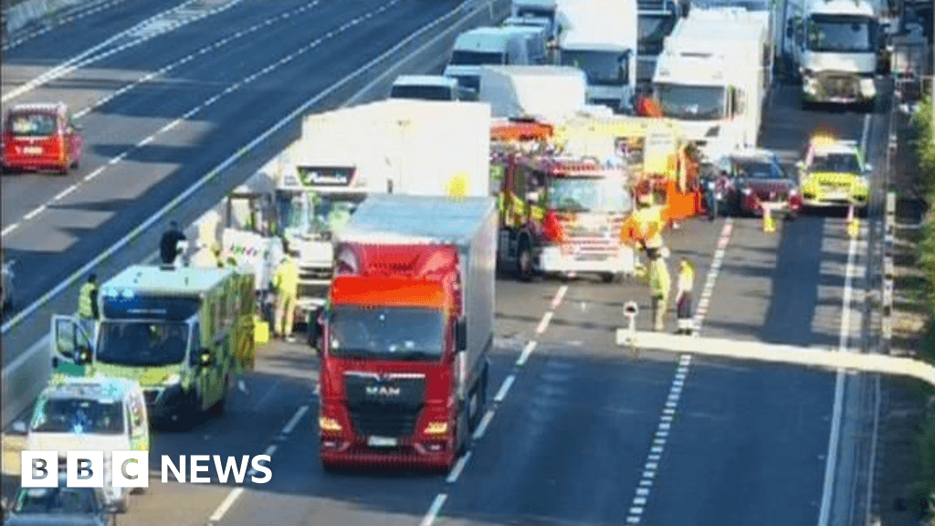 M1 traffic in Milton Keynes held after collision near junction 13