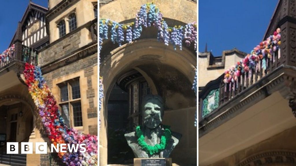 Lynton town hall celebrates 125 years with floral glow-up