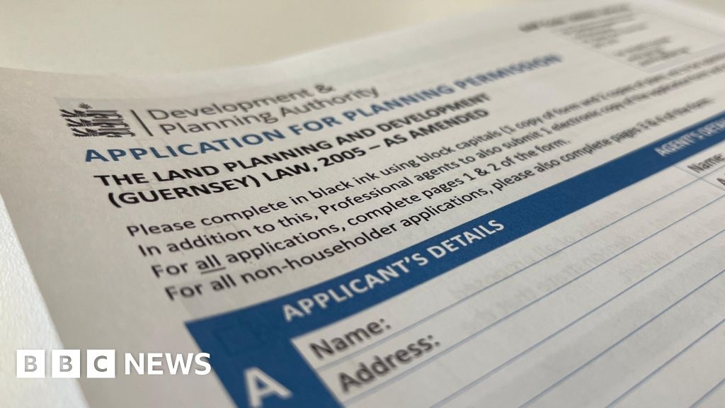 Planning application fees in Guernsey to rise by 17%