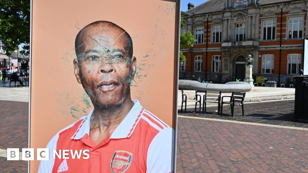 Portraits honouring Windrush generation vandalised in Brixton