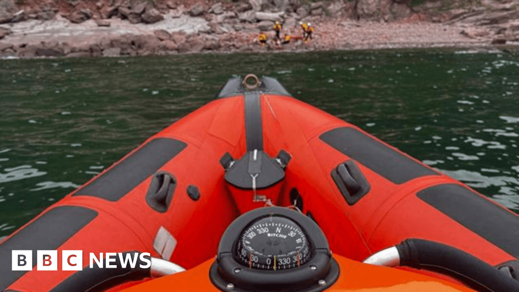 Cliff-fall man rescued after night ordeal on rocks at Cawsand