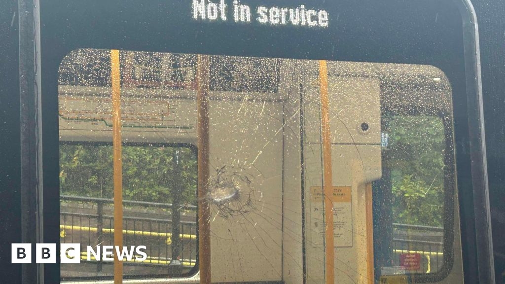New Tyne and Wear Metro train smashed by 'missile' style object