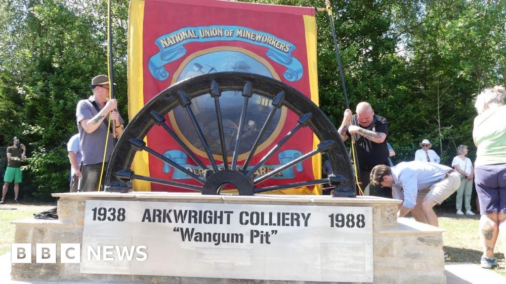 Monument to Arkwright Colliery miners unveiled