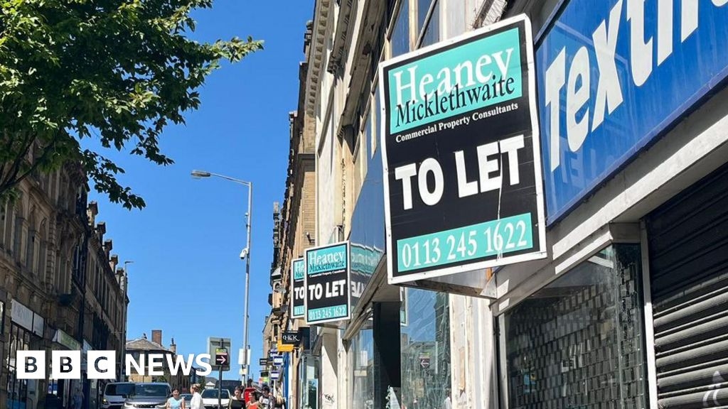 Why does Bradford have so many empty shops?