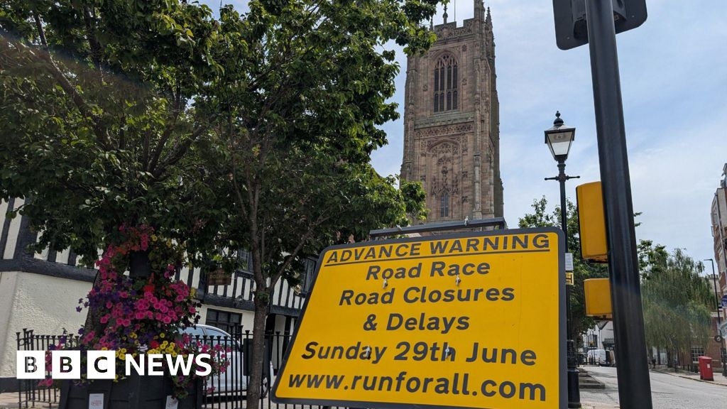 Road closures and parking bans for Derby Ramathon half marathon