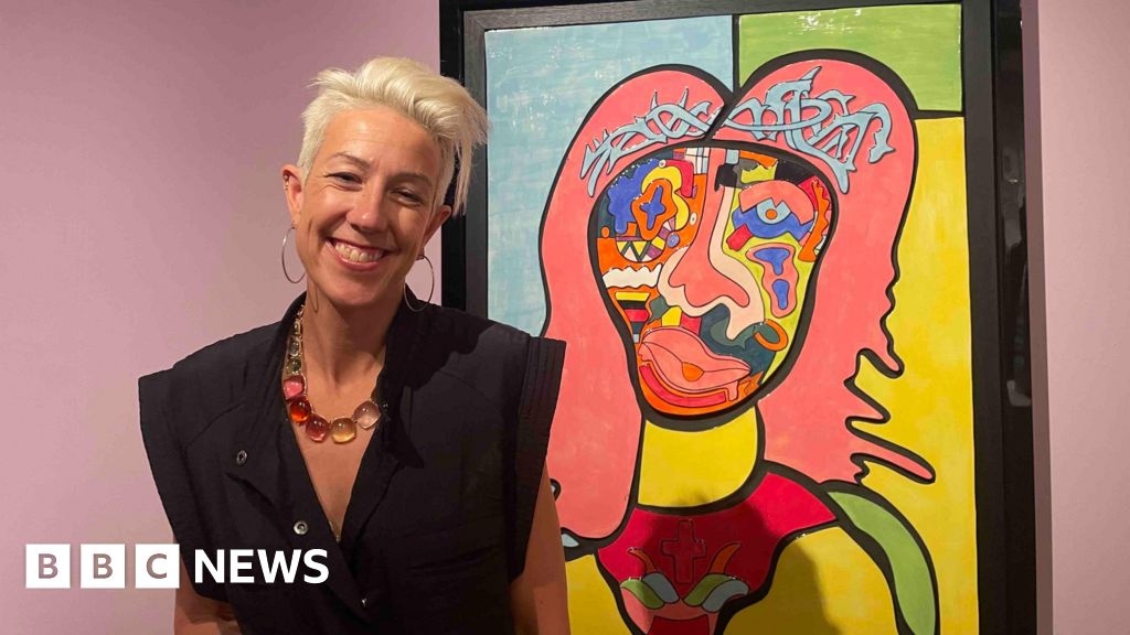 Robbie Williams art displayed at Stoke-on-Trent ceramics showcase