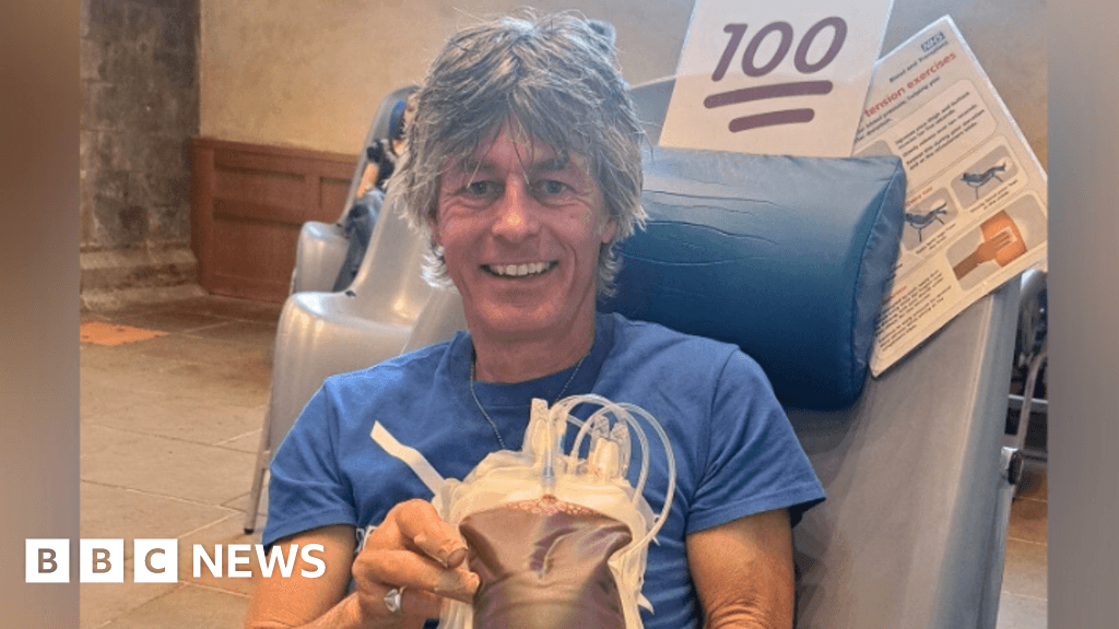York man with rare blood type makes 100th donation
