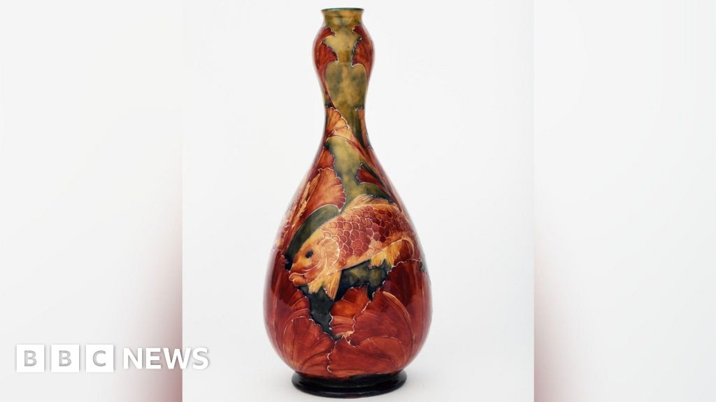 Stoke-on-Trent's William Moorcroft-designed vase sells for £31k