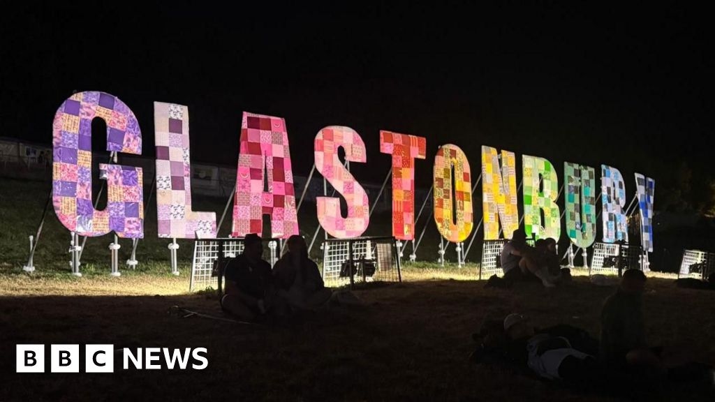 Beyond the acts: Glastonbury Festival after dark in pictures
