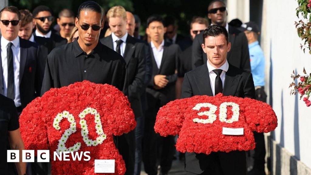 Funeral for Diogo Jota and André Silva held in Portugal
