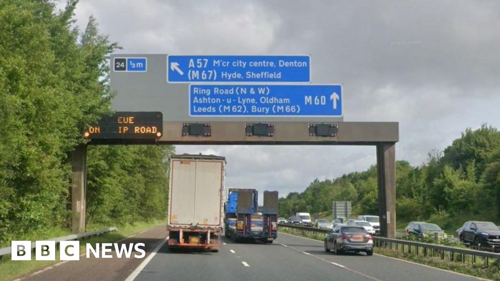 Man in critical condition after M60 motorbike crash