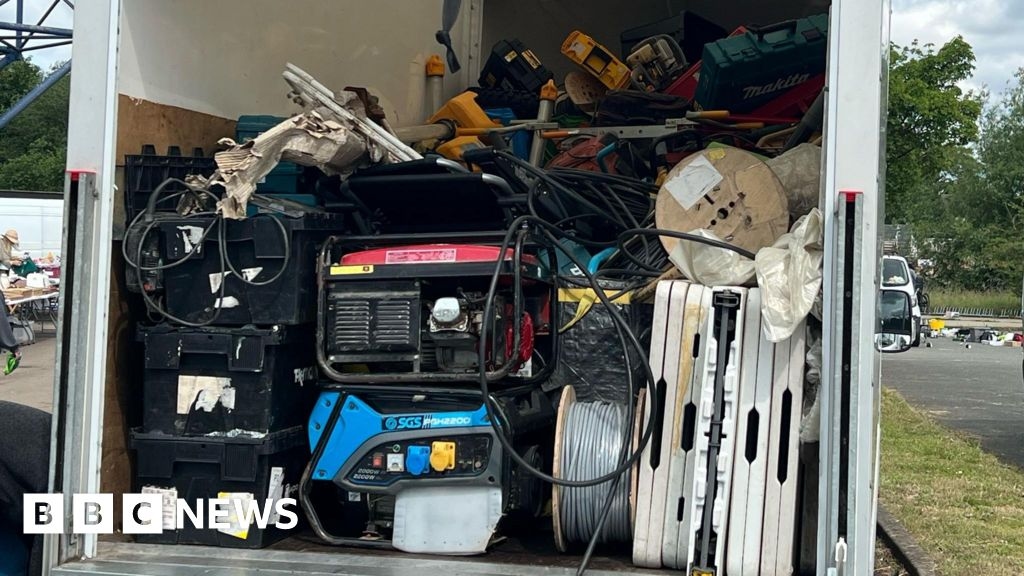 Van filled with stolen tools recovered at Oxford car boot