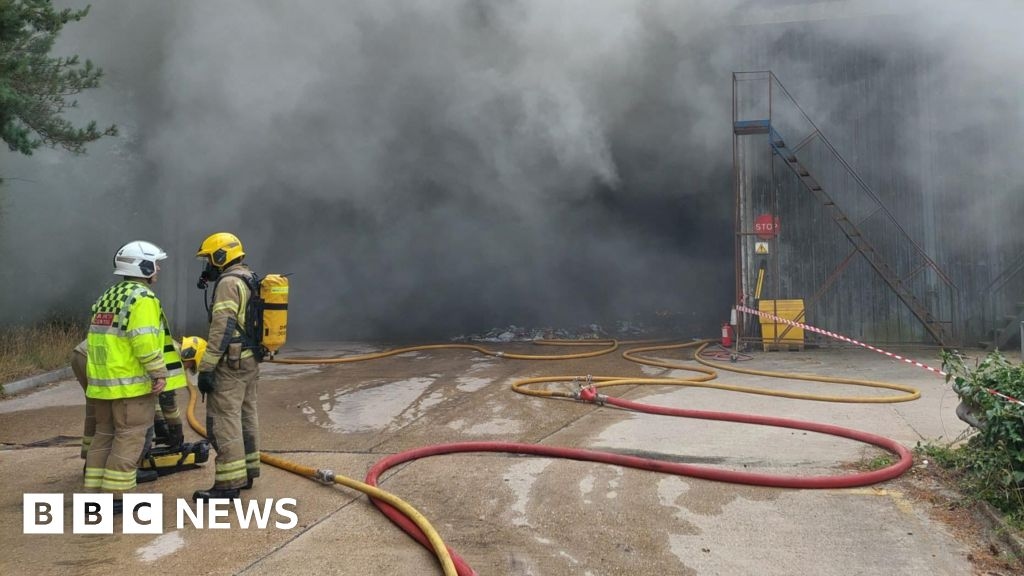 Christhchurch smoke warning over two-day waste station fire