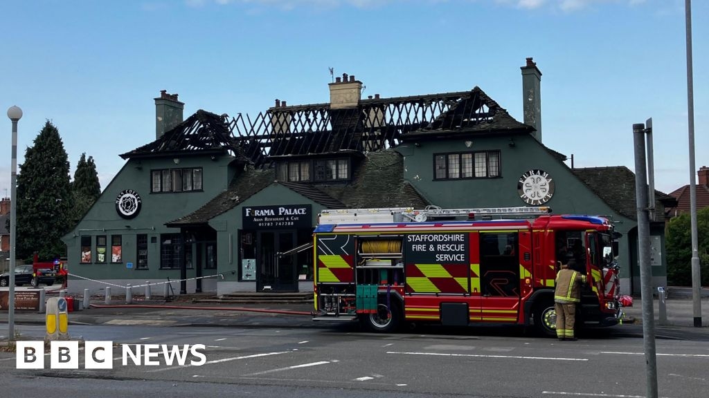 Stoke-on-Trent Chinese restaurant blaze tackled by firefighters