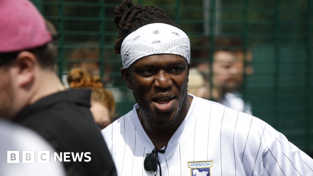 KSI and The Sidemen draw crowds at Ipswich football pitches