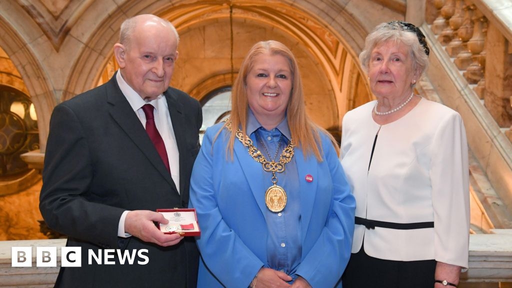 Fire service hero 'chuffed' to receive empire medal honour