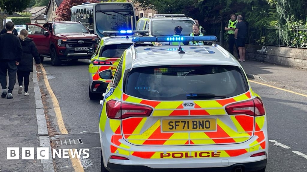 Man, 27, taken to hospital after street disturbance in Doune
