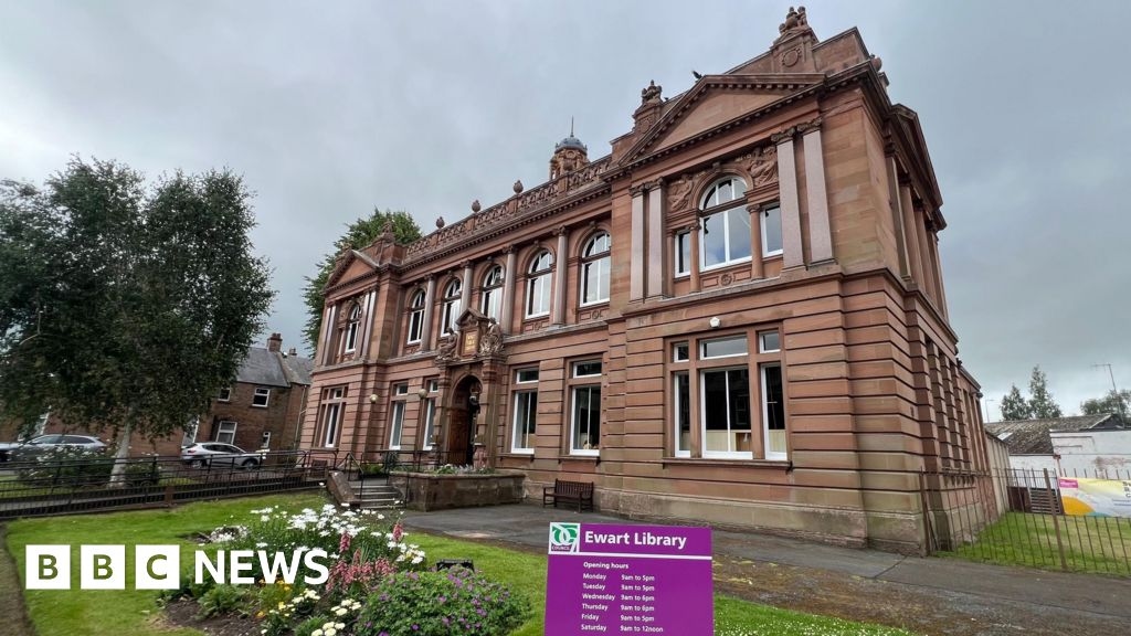Dumfries' Ewart Library reopens with restored Victorian interior
