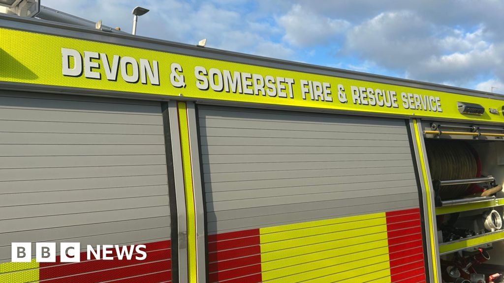 Firefighters tackling recycling lorry fire in Exeter