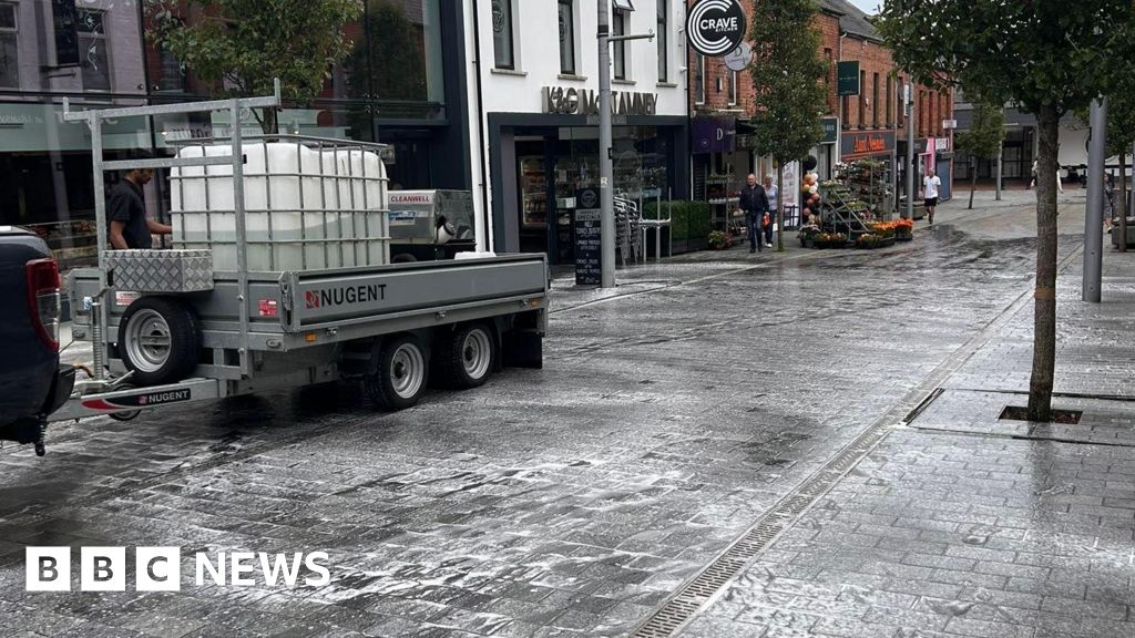 Ballymena: Man arrested after slurry spread in town