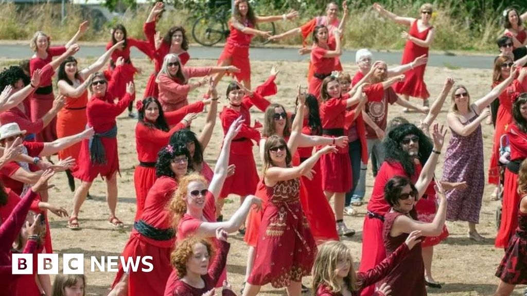 Kate Bush fans' Wuthering Heights dance tribute on Brontë moors