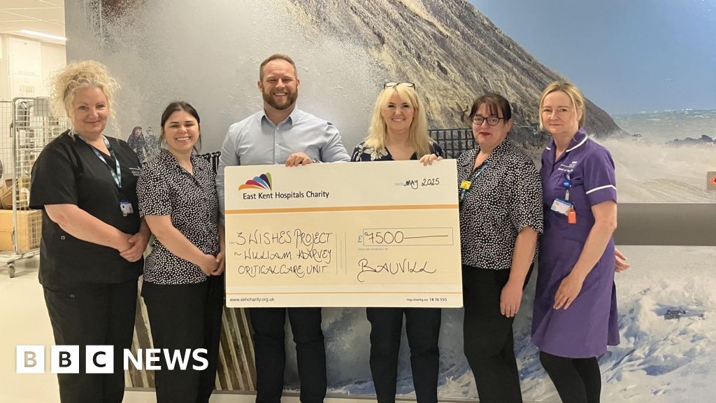 Firm raises funds to help William Harvey Hospital grant wishes