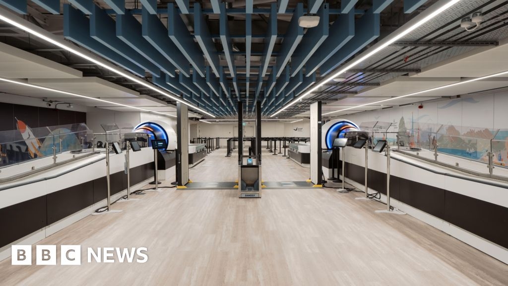 Newquay airport unveils 'next-generation' security facility