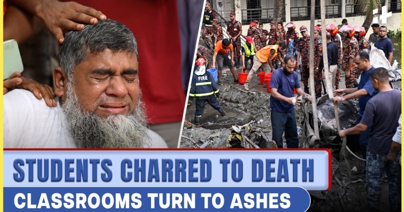 Bangladesh Air Force Jet Crashes Into School