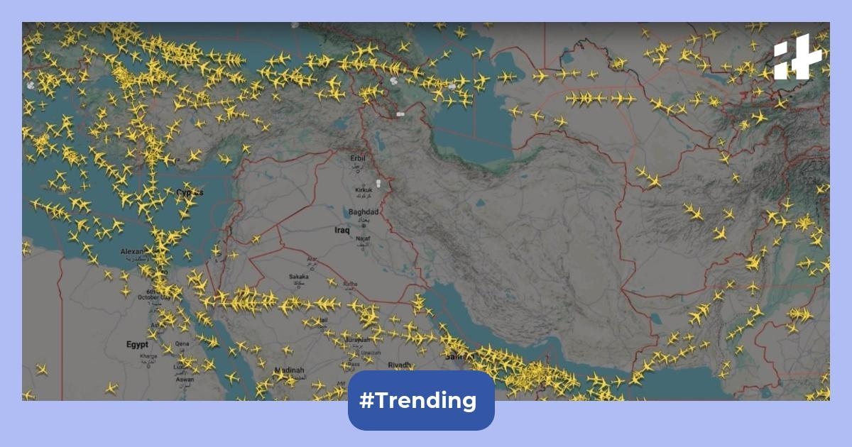 Lone flight crossing Iran? Viral video of single aircraft flying over Iranian airspace leaves TikTokers baffled