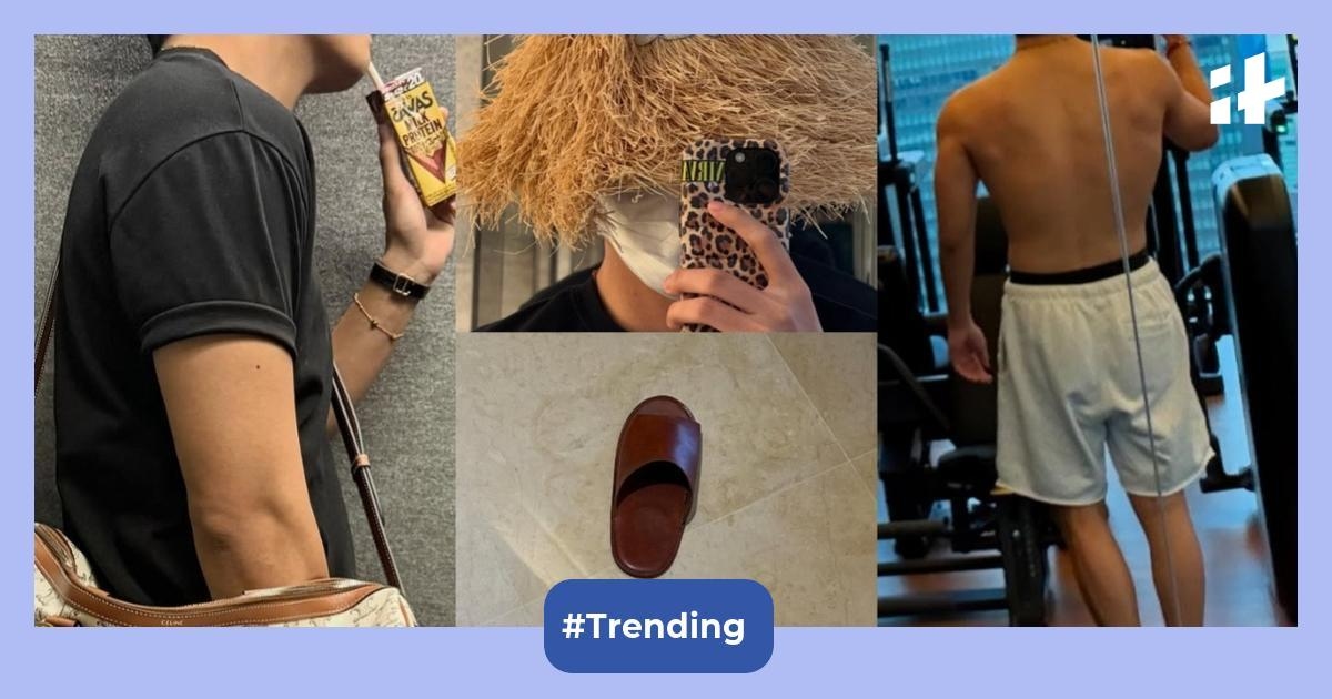 A slipper, a hat, a basin & a shirtless pic? BTS V's random photo dump is peak Kim Taehyung energy - and ARMY loves every bit of it