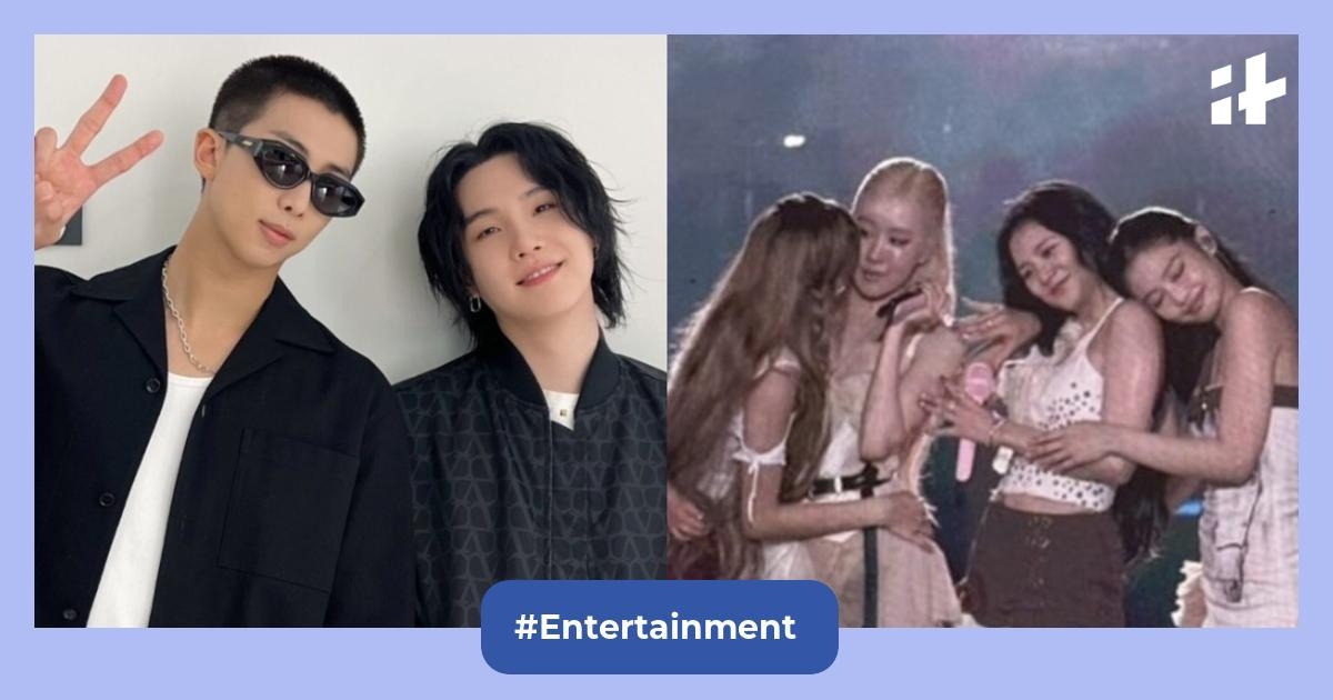 BTS members RM and Suga shock fans as they attend BLACKPINK's Deadline World Tour in Los Angeles; K-pop fans demand collab