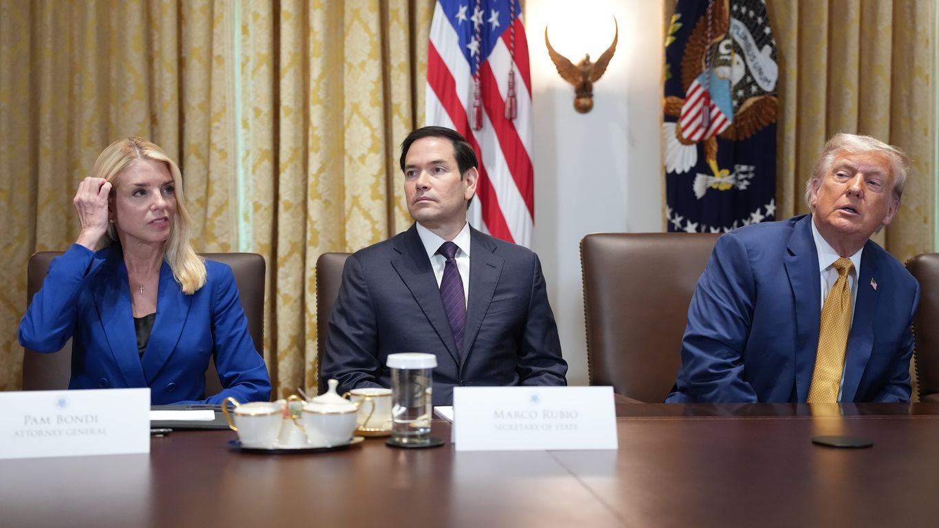 Top Republicans rally around Bondi as MAGA rages over Epstein