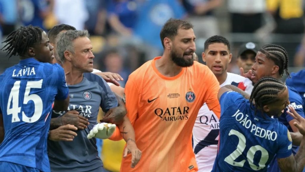 Why did Luis Enrique clash with João Pedro in 2025 Club World Cup final?