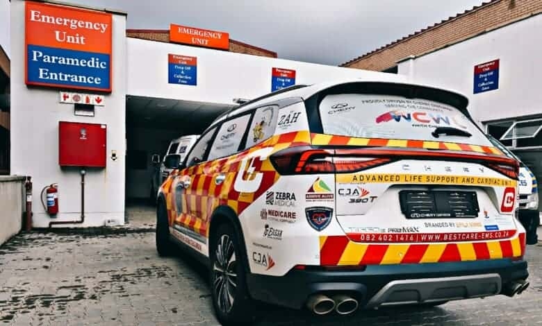 Video: Emergency team races through Pretoria's wet streets to save pregnant woman's life