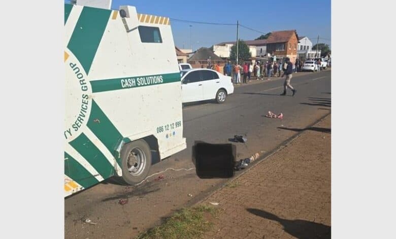 Video: Would-be robber loses leg in failed Ekurhuleni cash-in-transit heist