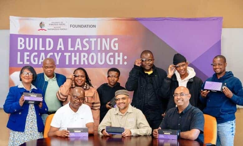 Visually impaired UKZN students get boost with AI smart glasses