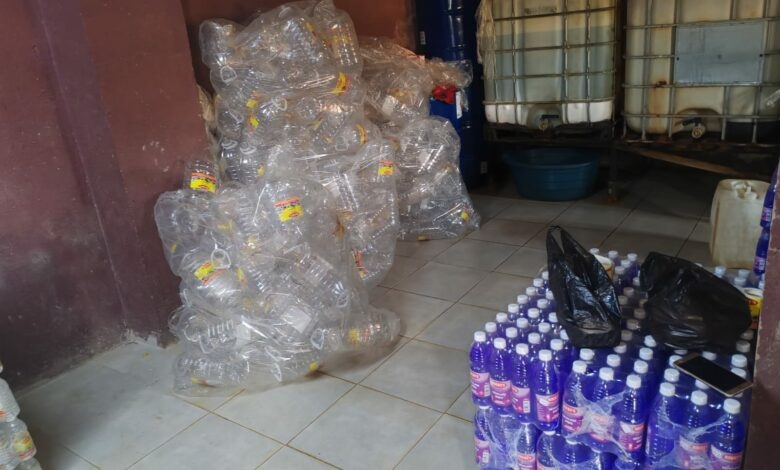 Counterfeit methylated spirits and vinegar lab dismantled in Mpumalanga