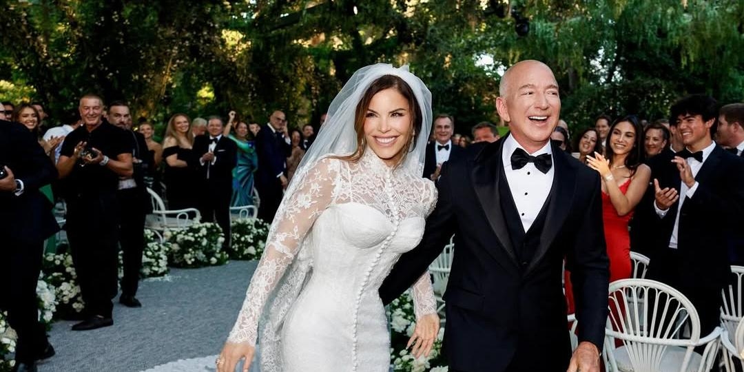 Jeff Bezos, Lauren Sanchez say 'I do' in Venice