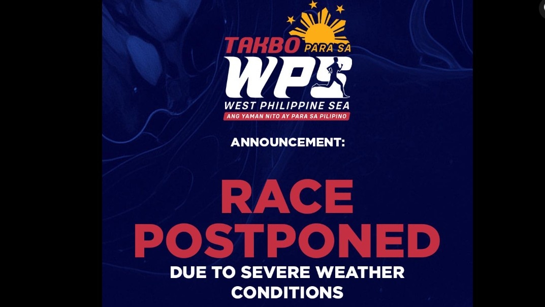 West PH Sea fun run in Manila on July 27 postponed