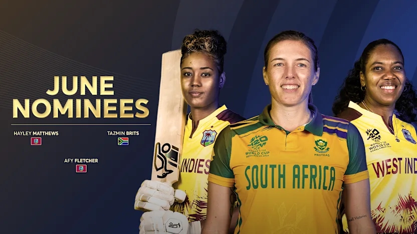 ICC Women's Player of the Month nominees for June 2025 revealed