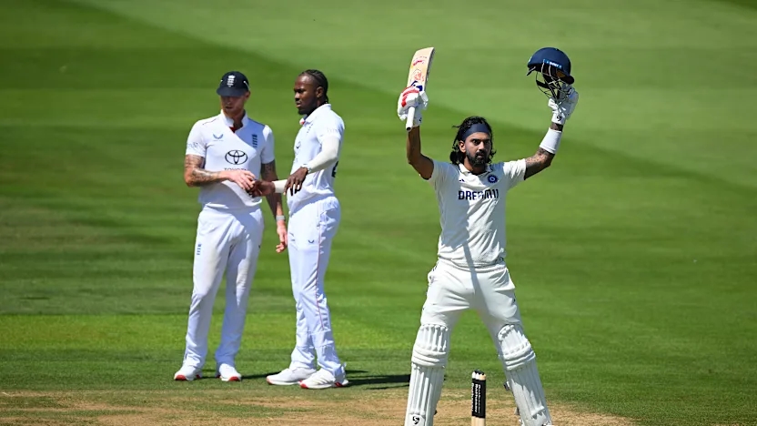 Rahul shines with landmark ton on a gripping day at Lord's  ICC World Test Championship